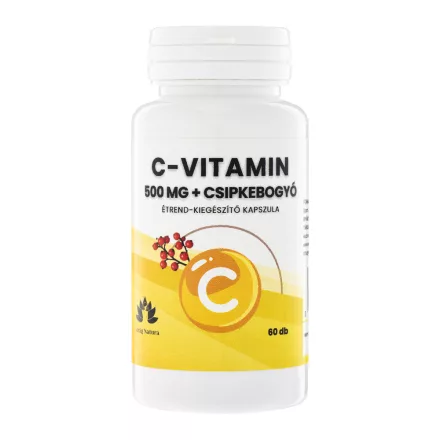 C-vitamin 500 mg + csipkebogyó kapszula 60X