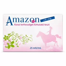   Amazon Terhességi teszt 1db / 25 mIU érzékeny  ( RÓZSASZÍN)