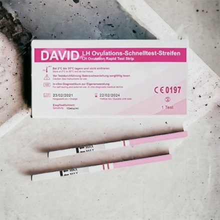 DAVID Ovulációs (LH) tesztcsík 10mIU/ml 