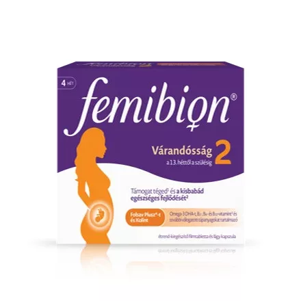 Femibion 2 Várandósság étrend-kiegészítő 28 db tabletta x 28 db kapszula 
