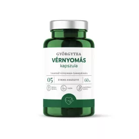   Györgytea Vérnyomás 60db kapszula 05 A normál vérnyomás támogatására.
