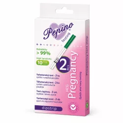 Pepino Dipstrip 10 mlU/ml terhességi teszt 2db  