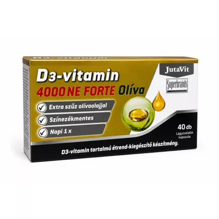 JUTAVIT D3-VITAMIN 4000NE OLÍVA 40DB