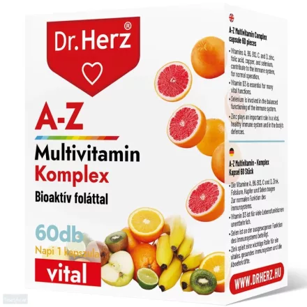 Dr. Herz A-Z Multivitamin kapszula 60 db