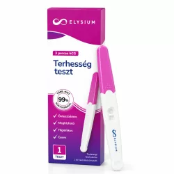   Elysium gyors kimutatású terhességi teszt – hCG 20 mIU/ml – rózsaszín – 1 db