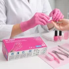 SETINO Nitril vizsgálókesztyű 3,5 g (púdermentes, pink)