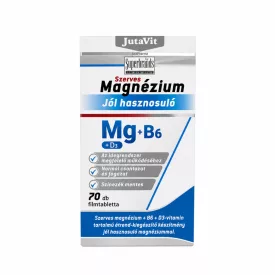 Jutavit Szerves magnézium + B6 + D3 filmtabletta 70 db