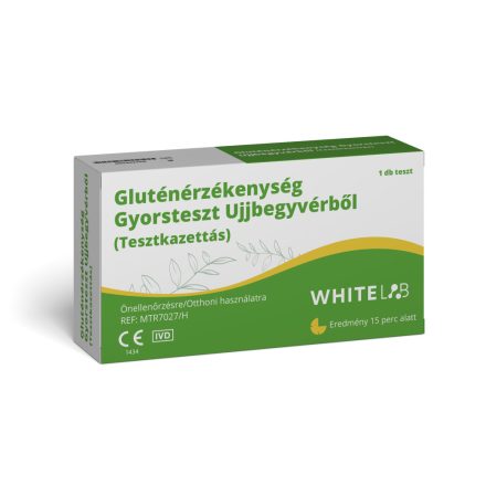 Gluténérzékenység gyorsteszt ujjbegyvérből önellenőrzésre (1X) WhiteLAB