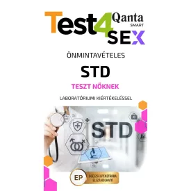   Test4sex otthoni STD teszt nőknek laboratóriumi kiértékeléssel