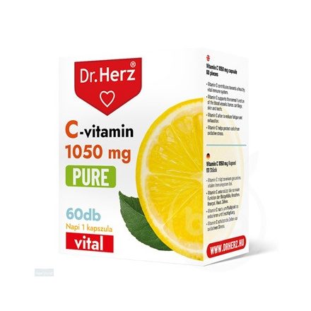 DR.HERZ C-VITAMIN 1050 MG PURE KAPSZULA 60 DB