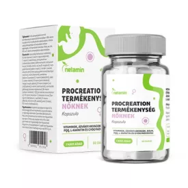   Netamin Procreation nőknek kapszula a teherbeesés támogatására 60 kapszula