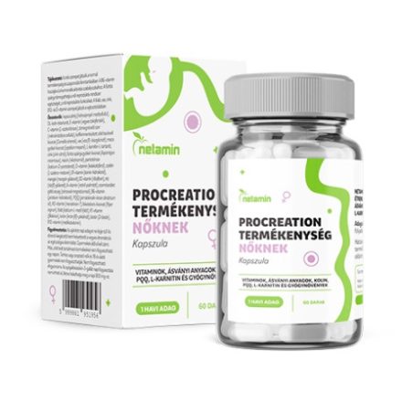 Netamin Procreation nőknek kapszula a teherbeesés támogatására 60 kapszula