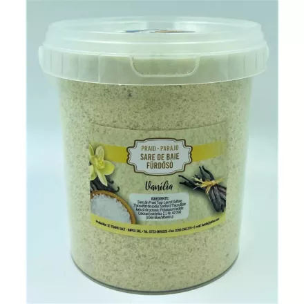 Fürdősó Vanília 1kg vödrös Parajdi 