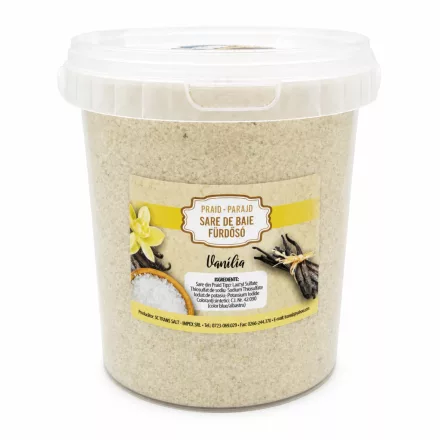 Fürdősó Vanília 1kg vödrös Parajdi 