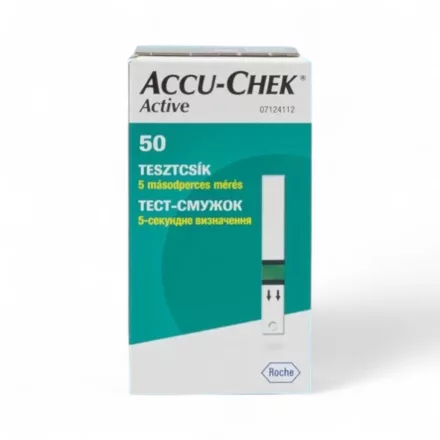 Accu-Chek Active vércukorszintmérő tesztcsík 50db / 1 doboz