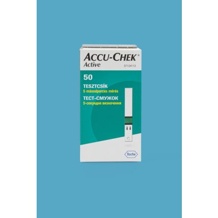 Accu-Chek Active vércukorszintmérő tesztcsík 50db / 1 doboz