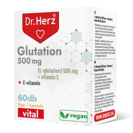 Dr. Herz Glutation 500 mg + C-vitamin 60 db kapszula