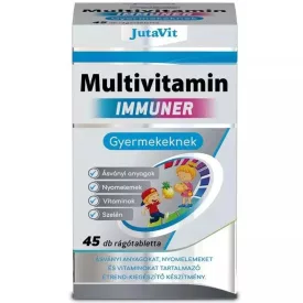   JutaVit Multivitamin Immuner gyermekeknek rágótabletta – 45db