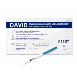 David hCG terhességi tesztcsík – 10 mIU/ml