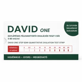   DAVID ONE OVULÁCIÓS (LH) TESZTCSÍK 0-80 MIU/ML LH ÉRTÉK KIJELZÉSSEL 