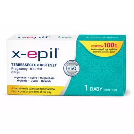X-Epil Terhességi gyorsteszt csík, 1 db (TÜRKIZ)