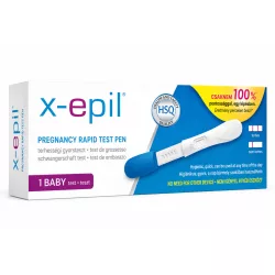   X-Epil vizeletsugaras terhességi gyorsteszt – kék – 1 db