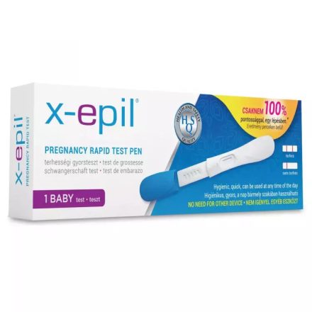 X-Epil Terhességi gyorsteszt pen exkluzív, 1 db