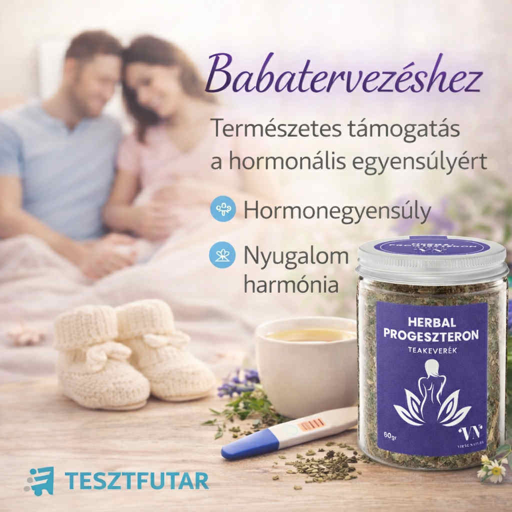 HERBAL Progeszteron teakeverék – Természetes támogatás a hormonális egyensúlyért