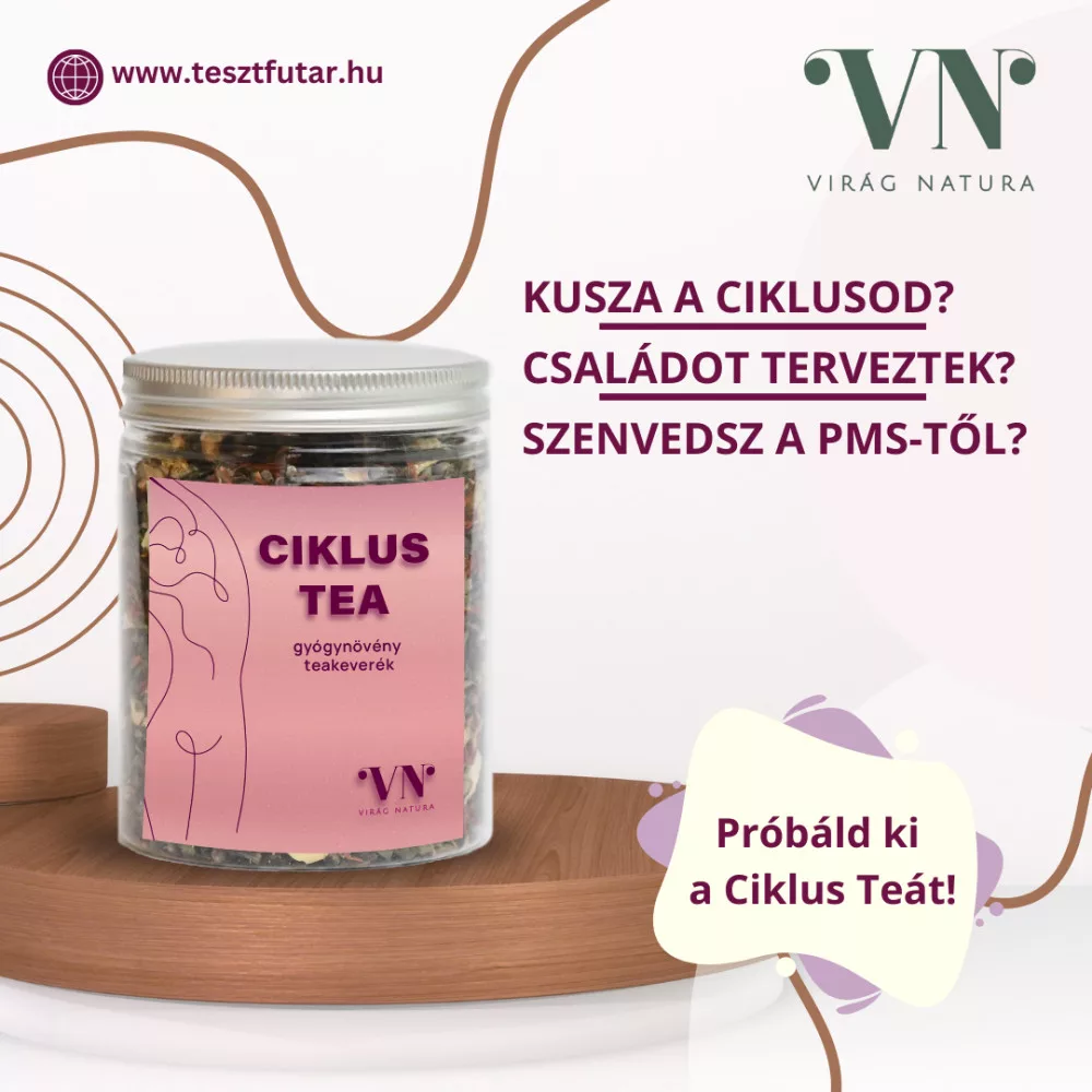 Ciklus Tea – természetes támogatás a női ciklus kiegyensúlyozásához