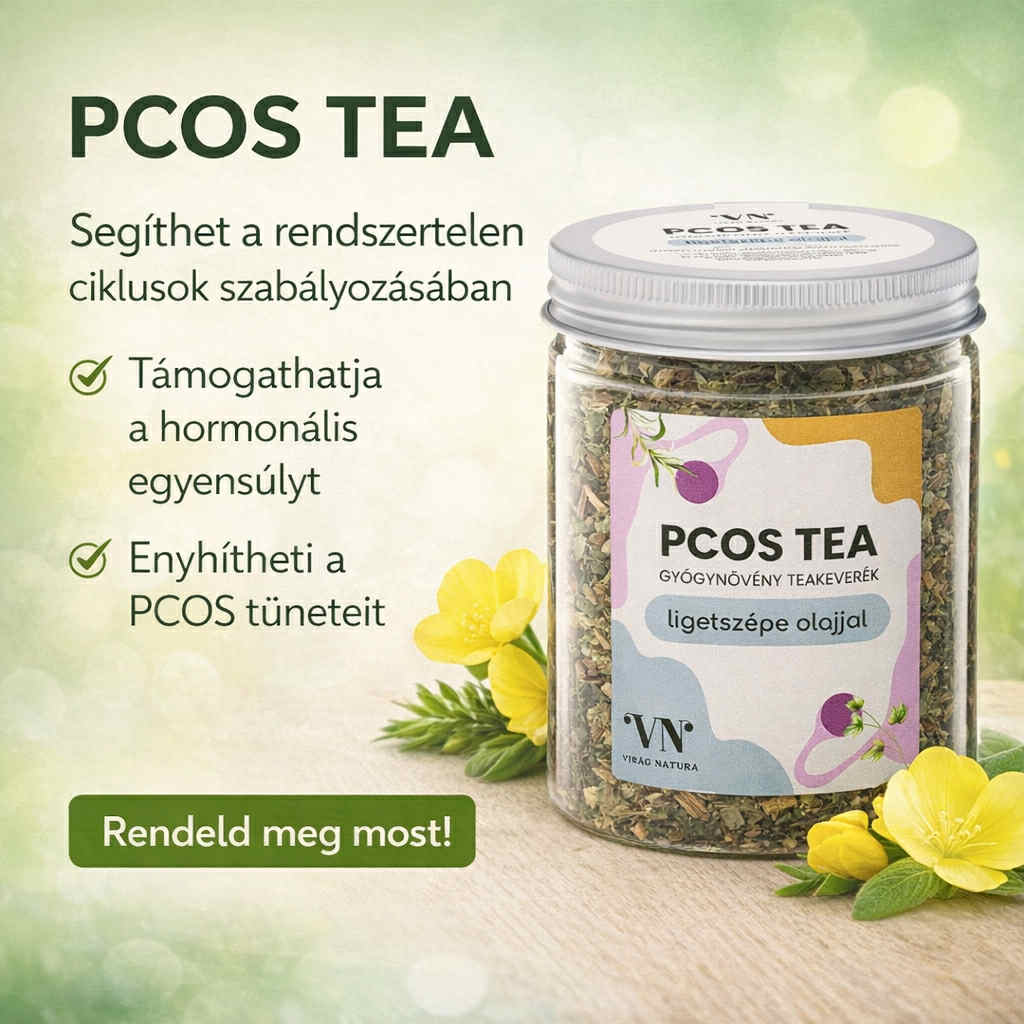 PCOS és babatervezés: hogyan támogathatja a szervezetet a Virág Natura PCOS gyógynövényes teakeverék