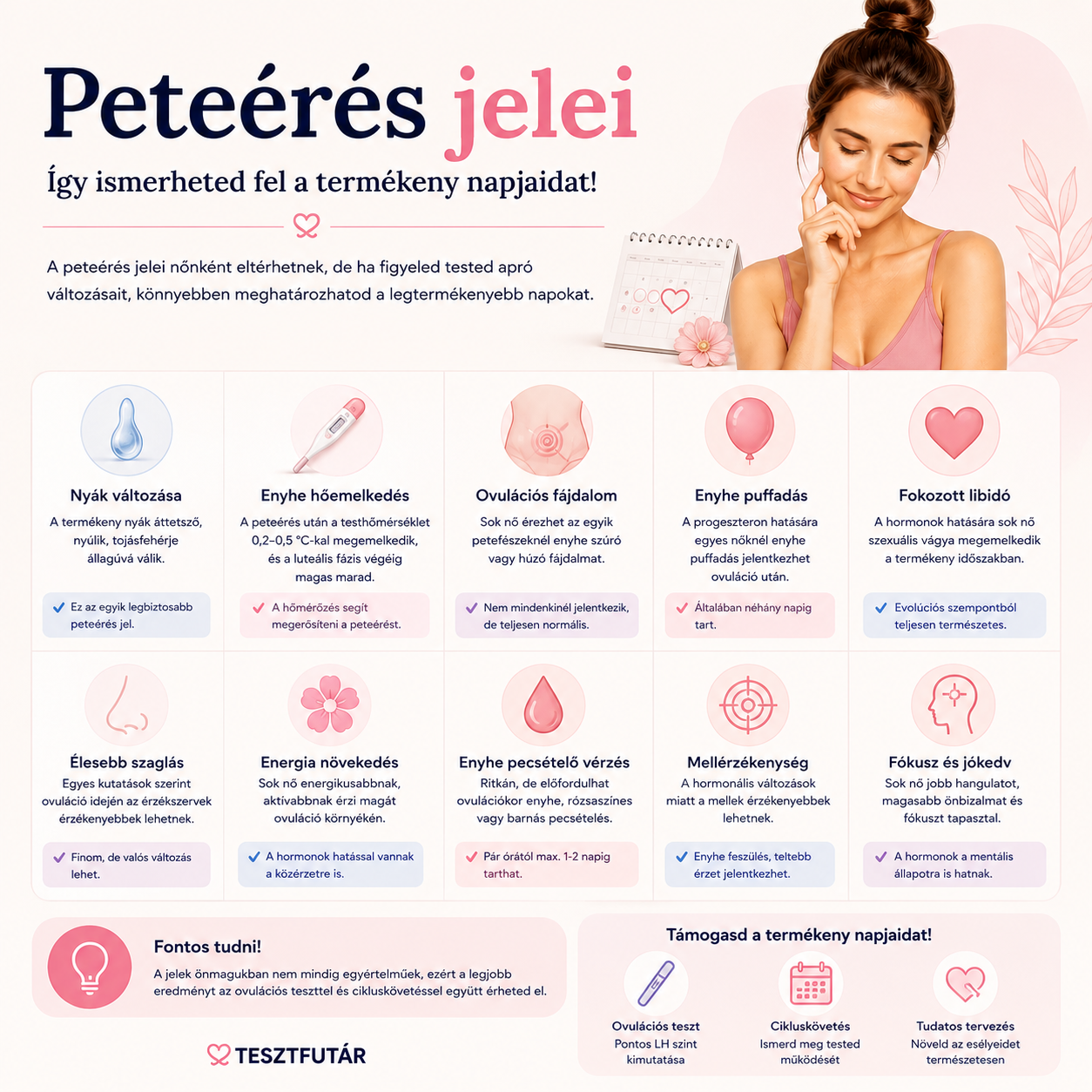 A peteérés legbiztosabb jelei